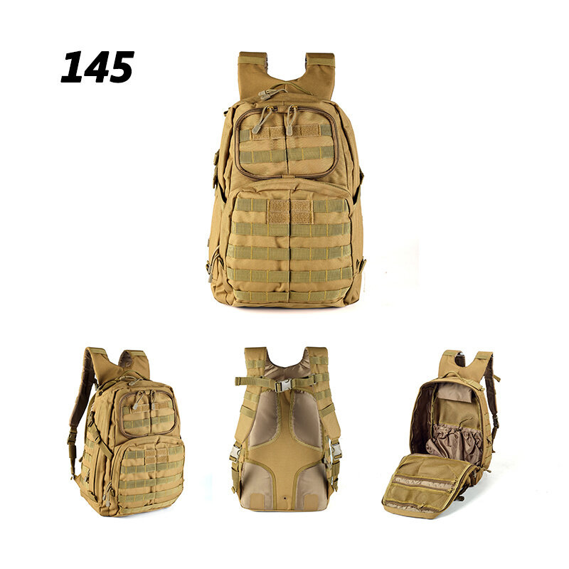 Mochila táctica Molle para exteriores, mochila militar de nailon para caza al aire libre, 12, 24 y 72