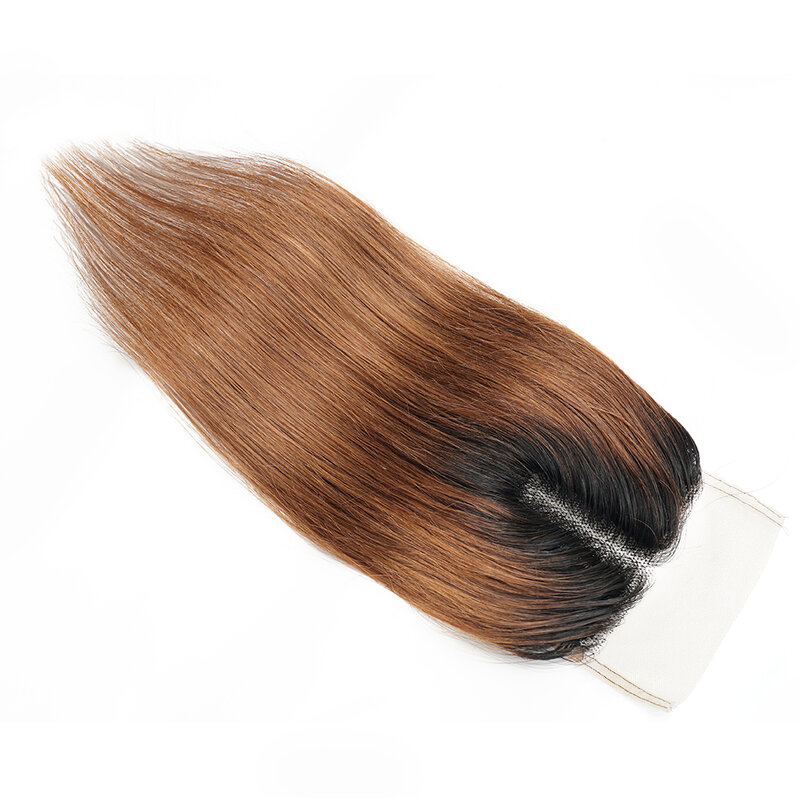 4x1 T кружевная застежка средней части прямые волосы естественного цвета темно-коричневые медовые светлые Имбирные коричневые Реми человеческие волосы MOGUL Hair