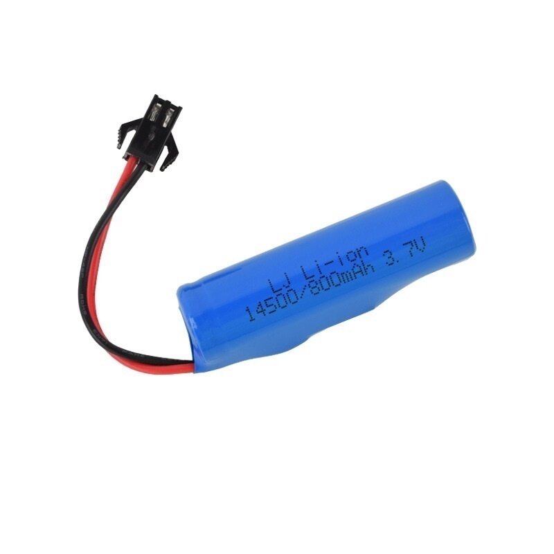 14500 Battery 3 7V 800mAh For JJRC C2 D828 RC Car Parts 14500 SM-2P For RC Toys Boat Tank Gun Truck Battery Rechargeable Battery