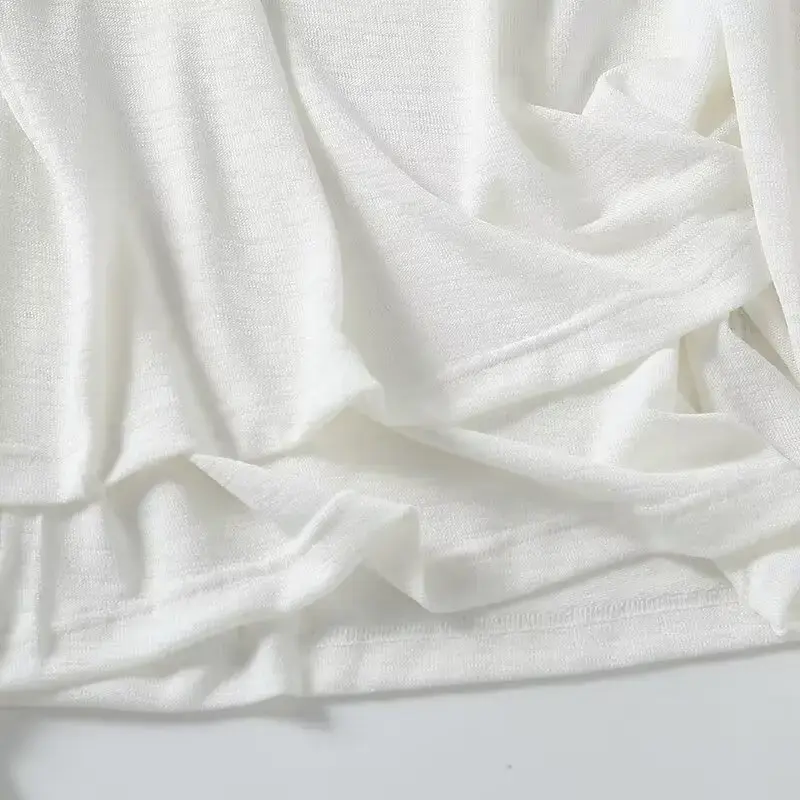 여성 페이크 투 O넥 티셔츠, 레트로 긴팔 상의, 캐주얼 조커, 2024 신상 패션