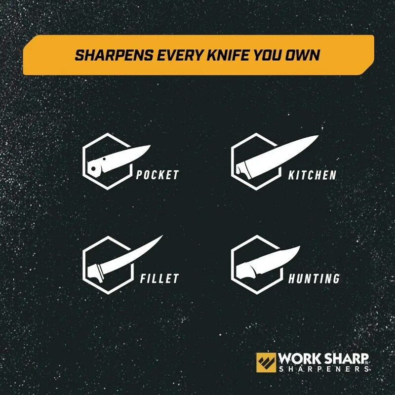 NEW Work Sharp Precision Adjust Elite - Adjustable Knife Sharpening System - For Hunting, Serrated & Kitchen Knives