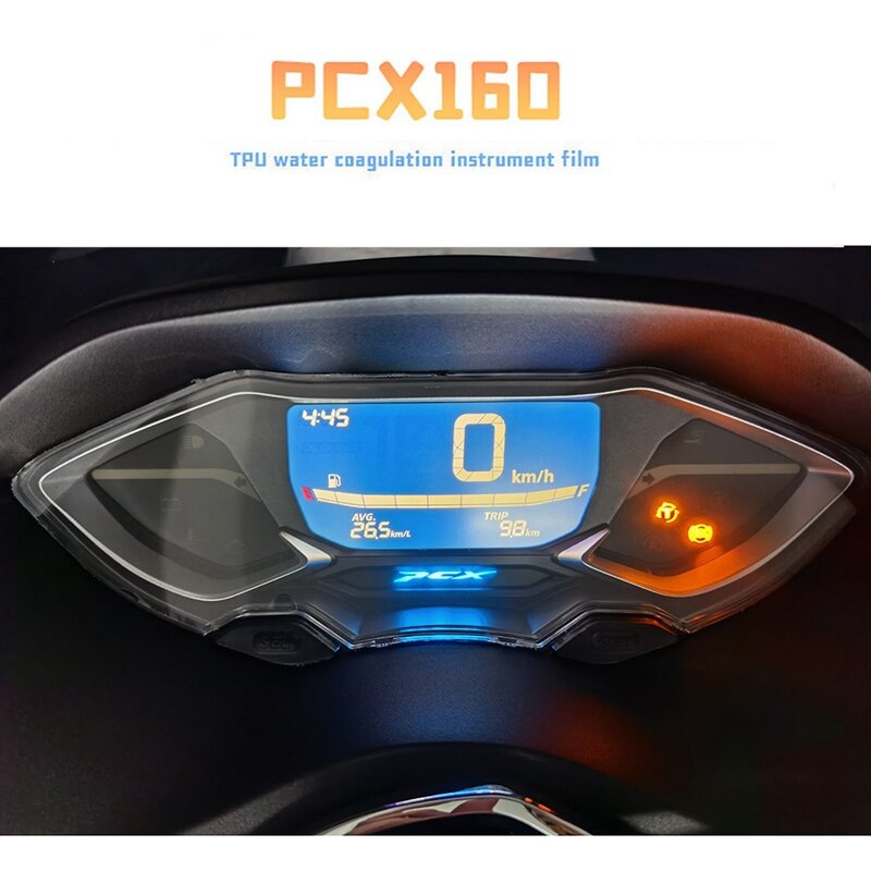 Motorcycle Scratch Cluster Screen Dashboard Protection Instrument Film For Honda PCX160 2022