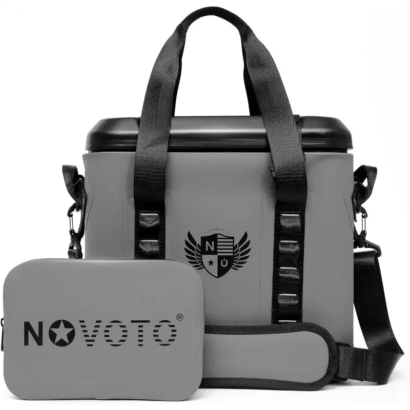 Магнитный охладитель для сумок Novoto, 20 банок, герметичный изолированный мягкий охладитель с сухим мешком, водонепроницаемый нагрудник для льда для мужчин и женщин