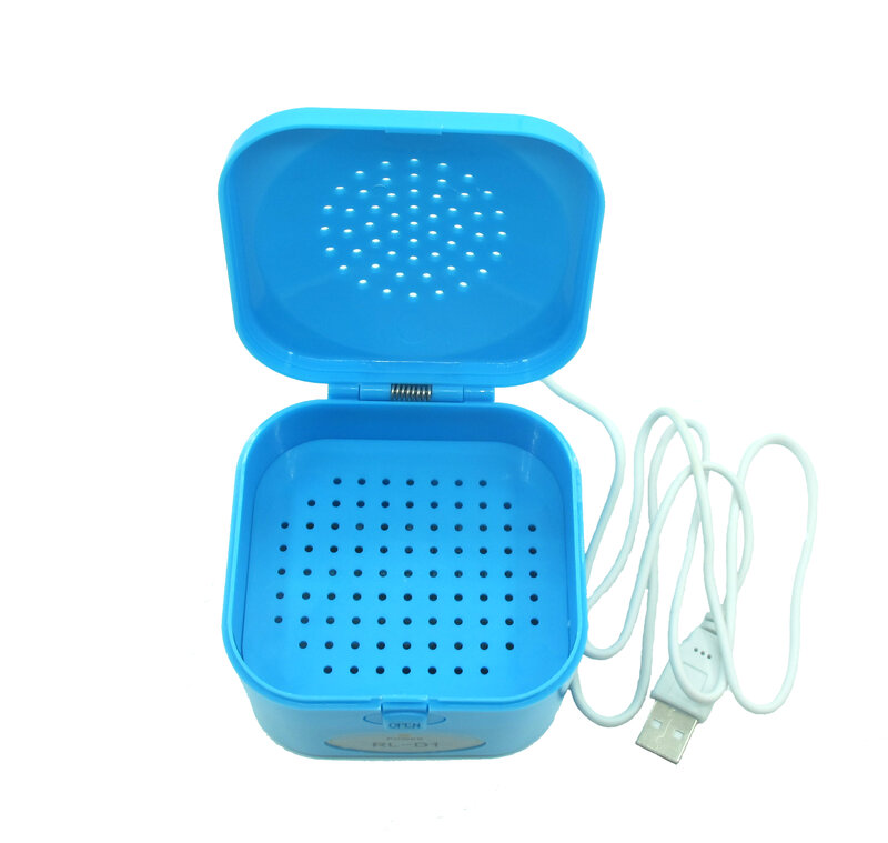 USB Hearing Aid Electrical Dehumidifier Blue Sound Amplifier Dryer Convenient  Dry Case for Deaf Person Dropship