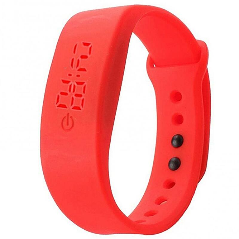Digital LED Display Relógio de pulso para homens e mulheres, relógio esportivo, pulseira de silicone, relógios smartwatch