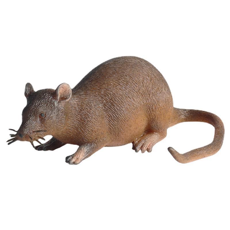 Ratón falso realista de juguete para decoración de fiesta de Halloween, modelo de juguete de broma, figuritas de ratón de broma