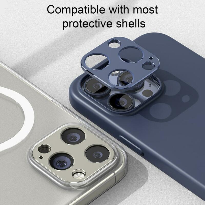 Lens Film for Phone Camera Alloy Metal Lens Protective Case for Iphone 15pro/15pro Max Anti-drop Anti-scratch Phone for Iphone