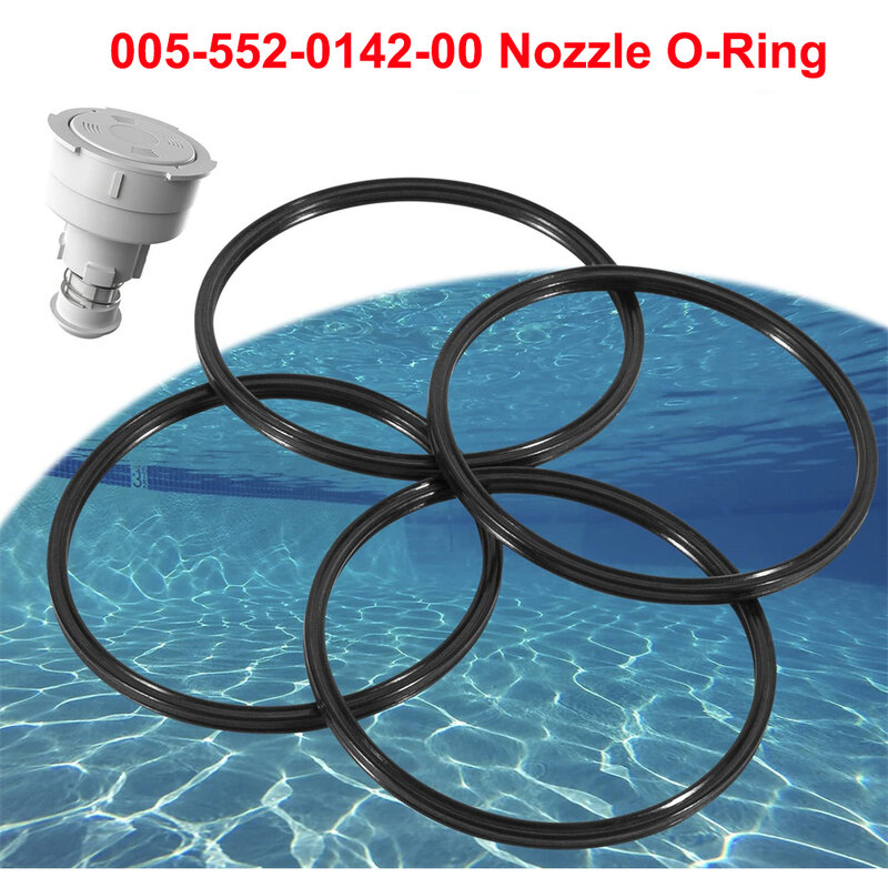 4 Pcs 005-552-0142-00 Nozzle O-Ring for Paramount PCC2000 Rotating/Fixed Cleaning Head Rubber Replacement Rings Pool Accessories