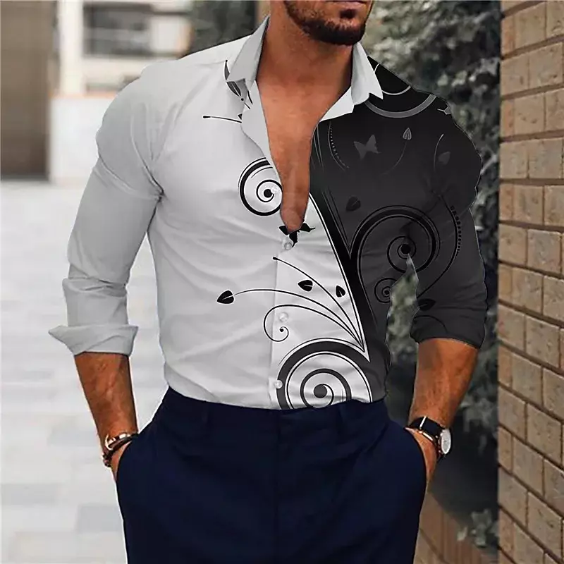 Camisa casual masculina, super legal, combinação engraçada, moda ao ar livre, tecido macio e confortável, plus size, para primavera e verão, novo, 2023