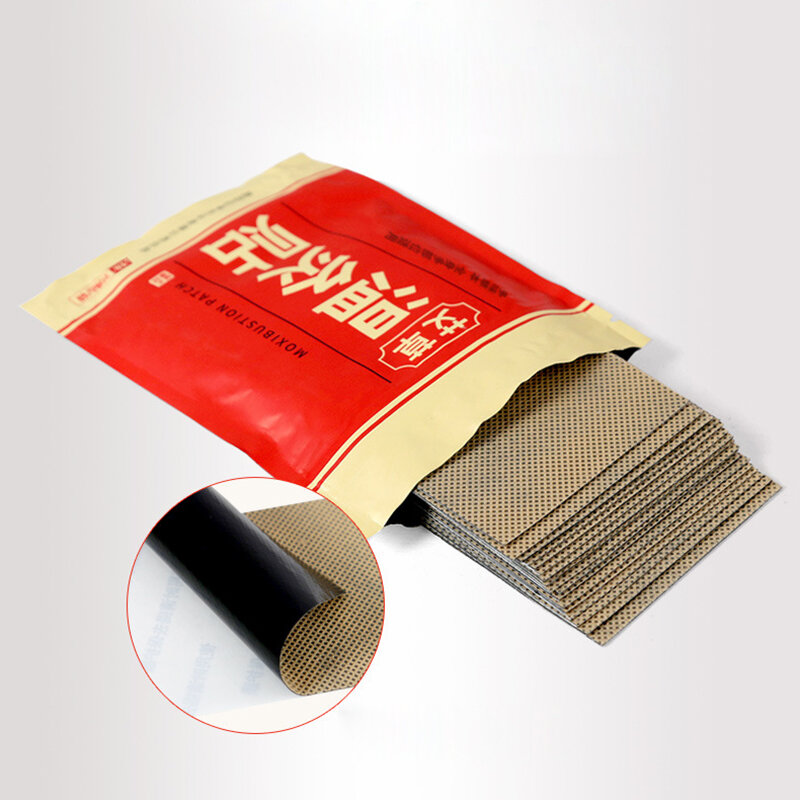 40Pcs Chinese Medicine Pain Relief Moxa Patch Self Heating Warm Moxibustion Detox Paste Patch For Knee Shoulder Waist Leg Waist