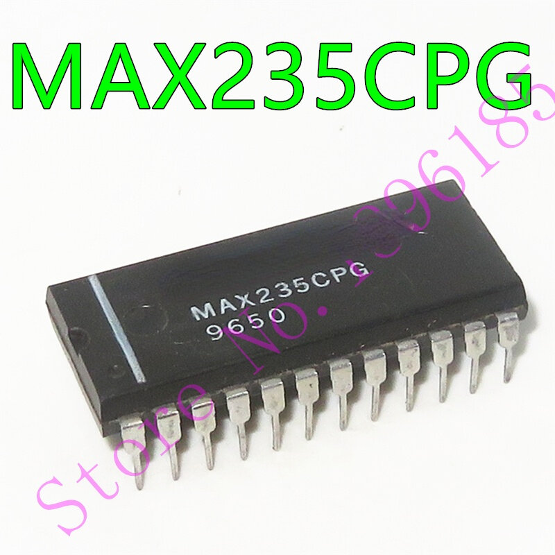 1 قطعة/الوحدة MAX235CPG + MAX235CPG MAX235 DIP24 + 5V-Powered ، الأقنية RS-232 السائقين/استقبال