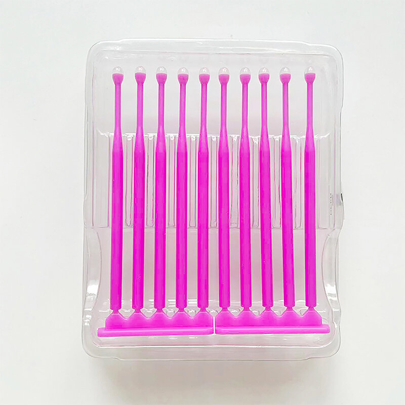 10 pz/scatola applicatore dentale monouso Micro applicatore pennello Stick applicatore punta adesiva per odontoiatria impiallacciatura porcellana corona dente
