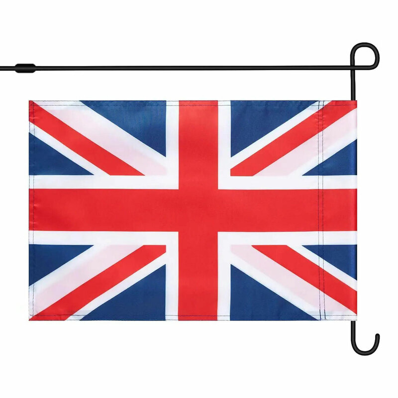 誕生日、装飾的な小道具、フェスティバルパーティーギフト、シミュレーションフェスティバルの旗のための英国の庭の旗