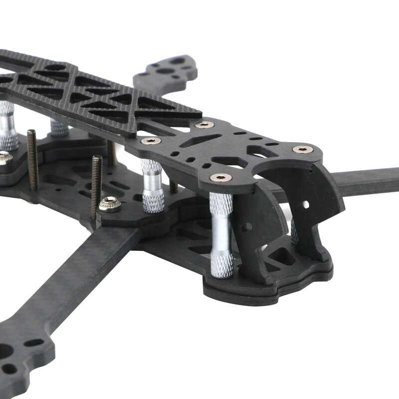 Quadro de fibra de carbono FPV, espessura do braço 5mm para Mark4 Racing Drone, Quadcopter Freestyle, Mark 4, 7 "295mm