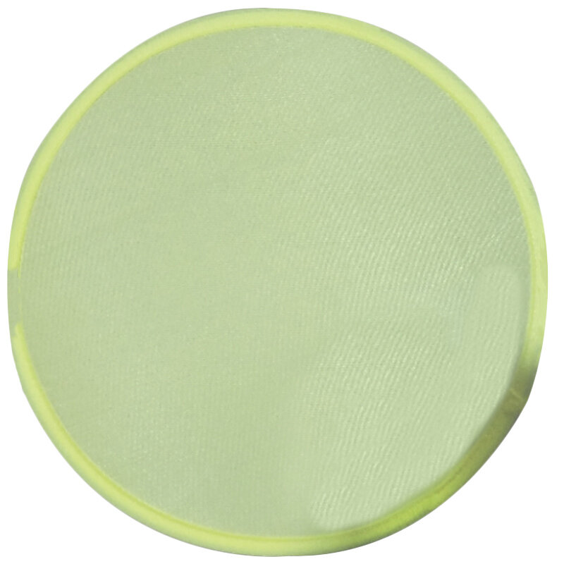 2 Pcs Foldable Round Fan Portable Easy To Use And Take Up No Space, 1 Pcs Green & 1 Pcs Yellow