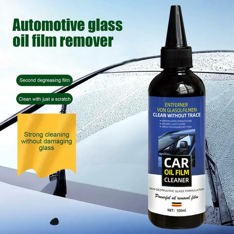 Car Glass Oil Film Remover Paste Windshield Cleaning Tool Universal Glass Cleaner For Auto And Home Eliminates Coatings