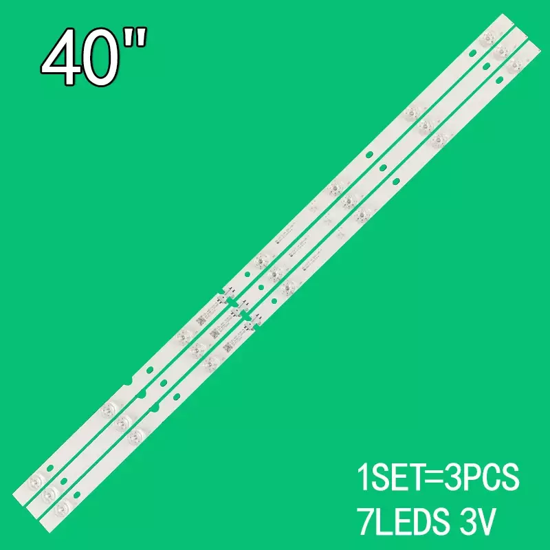 3 buah 717mm untuk MS-L2271 V4 strip untuk LED-40B570P LED-40B670P PPTV 40C4 V400HJ6-PE1 LED lampu latar strip 7 lampu