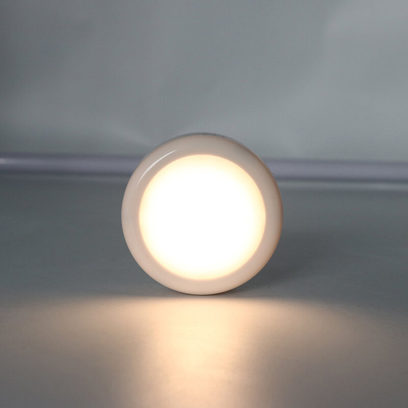 Luz LED nocturna con pegatina adhesiva, batería de 5W, regulable, Multicolor, para armario, dormitorio, cocina, baño, lámpara de cajón, iluminación de pared