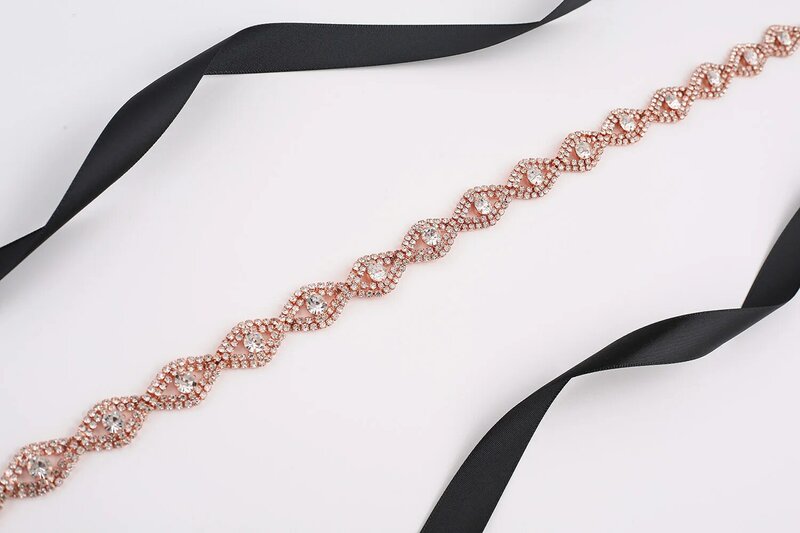 NZUK Luxury bridal crystal rhinestone belt Diamonds Belt Wedding dress belts for Evening party Dress Wedding Accessories