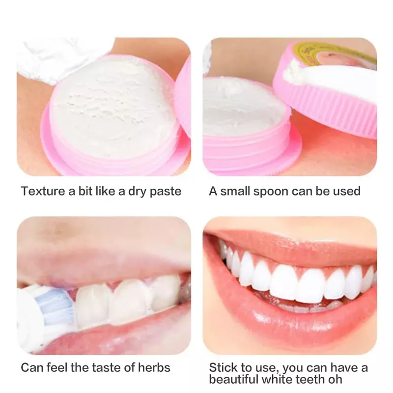 Pasta gigi pemutih gigi Herbal alami, pasta gigi Thailand menghilangkan noda antibakteri alergi alami cengkeh Herbal Thailand