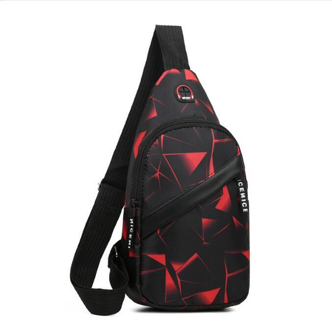 Shoulder Crossbody Bag for Men Short Travel Messenger Chest Bag Light Outdoor Sport Casual Lovers Single Shoulder Bag