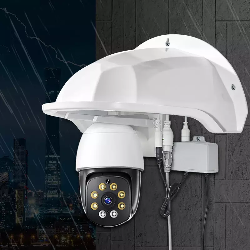 Защитные Чехлы, водонепроницаемая настенная крышка с защитой от дождя, купольная камера, защитная коробка, защита для камеры безопасности