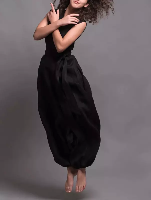 Kombinezon damski bez rękawów zasznurowany w talii spodnie harme Vintage minimalistyczny dekolt w serek ogólny Casual bawełniany lniany kombinezon dla kobiet