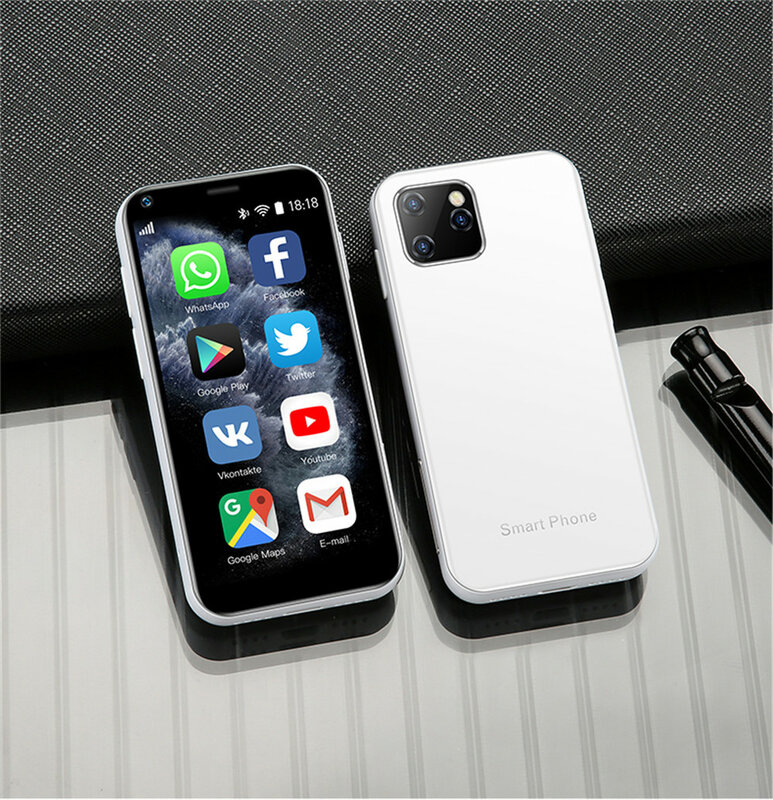 SOYES-teléfono inteligente 7S XS11, Smartphone pequeño con Android, 2,5 pulgadas, Quad Core, Dual SIM, Wifi, cámara de desbloqueo, Google Play Store