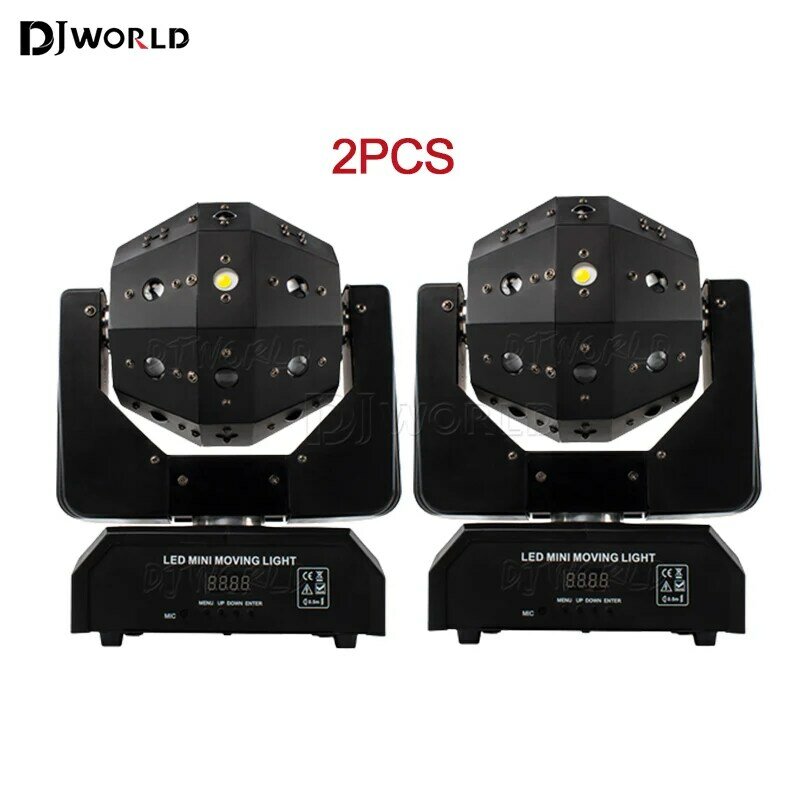 2PCS Led 16X3W 3in1 Effect Lights Laser Ball Lights Moving Head Light Rock Stage Rotating Bar Light for DJ  Disco Party Stage