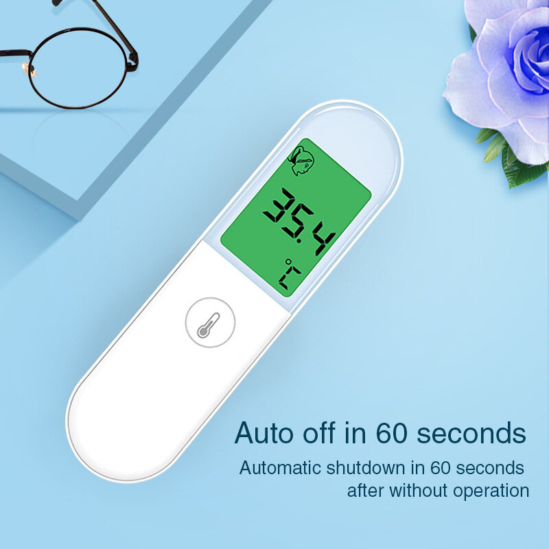 Não-contato testa termômetro médico termômetro digital lcd infravermelho febre termômetro para bebê & adulto termometro