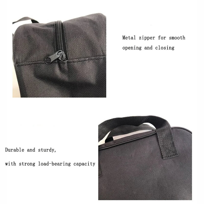 Multifuncional impermeável Oxford Canvas Tool Bag, Storage Organizer, Instrumento Case para Small Metal Tools Bags