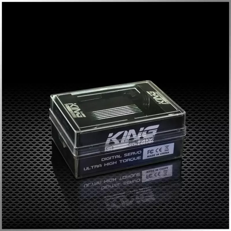 KINGMAX-Digital Standard Servo Precision Steel Gears, High Performance, impermeável, CNC Estrutura de alumínio, 40kg.cm Torque, S40S, 89g