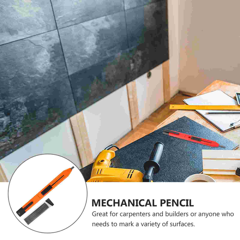 Ołówek mechaniczny do rysowania Ołówki stolarskie Marker do obróbki drewna Jobsite Red Engineering