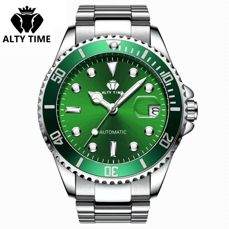 Men NH35 Automatic Luxury Diving Watch Waterproof Luminous Stainless steel Business Mechanical Watch for Men reloj hombre