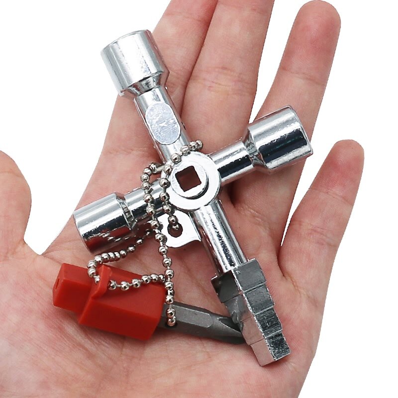 QSTEXPRESS pagoda 5 In 1 Universal Cross Square Triangle Train Electrical Cabinet Elevator Key