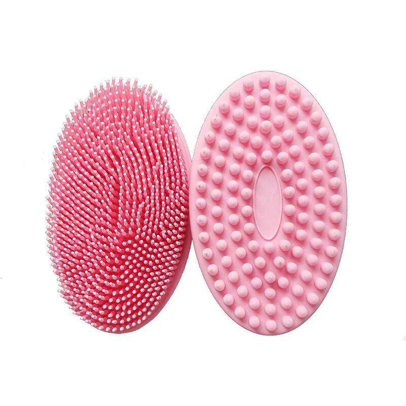 Silicone Body Scrubber Soft Silicone Scalp Massager Shampoo Brush Body Brush Foam Great Deep Cleansing Tool