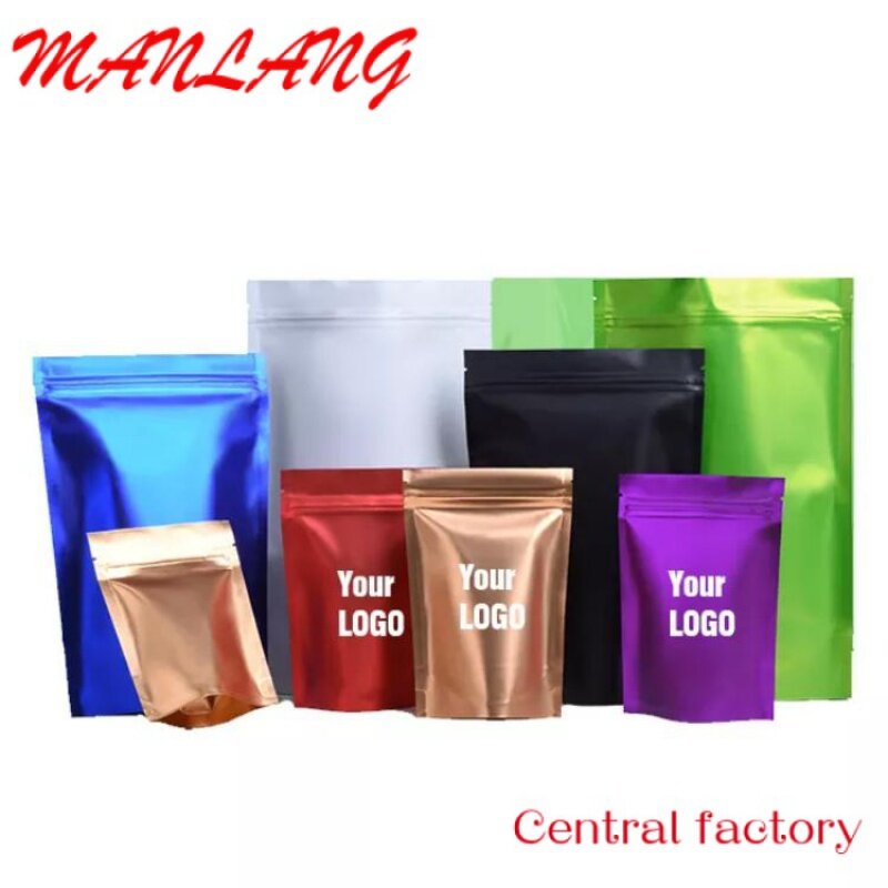 Custom  Printed Smell Proof Food Packaging 3.5g 7g 14g 28g Coffee Candy Custom Plastic Zipper Stand Up Pouch Die Cut Mylar Ziplo