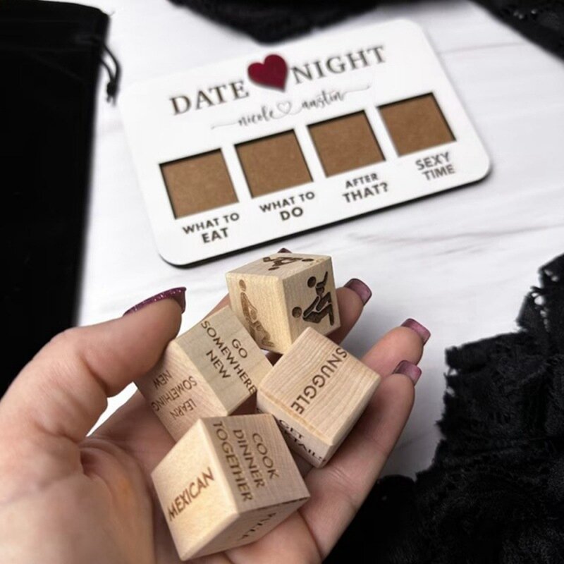 Date Night Dobbelt Set Date Night Dobbelt Na Dark Edition Date Night Dobbelstenen Voor Getrouwde Stellen Duurzaam A