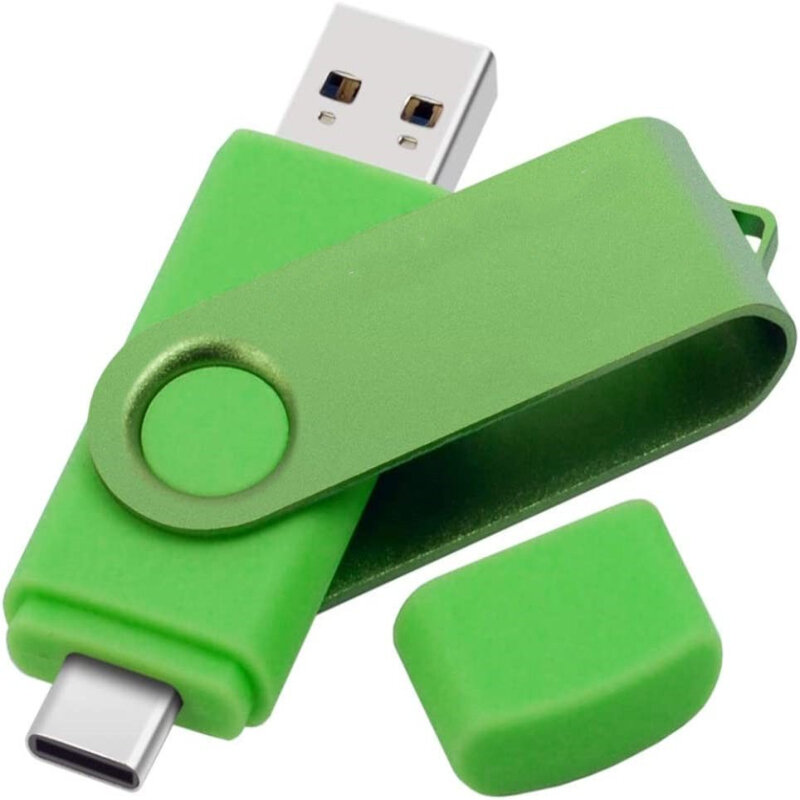 Flash Drive USB 128g, Usb Flash Drive portabel tipe-c kecepatan tinggi OTG 64G 4GB 8GB 16GB 32GB/mobil/TV USB-C