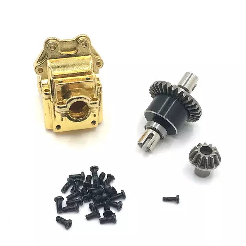 Upgrade Metal Gearbox For WL1:14 144001 Remote Control Car Metal Differential Parts