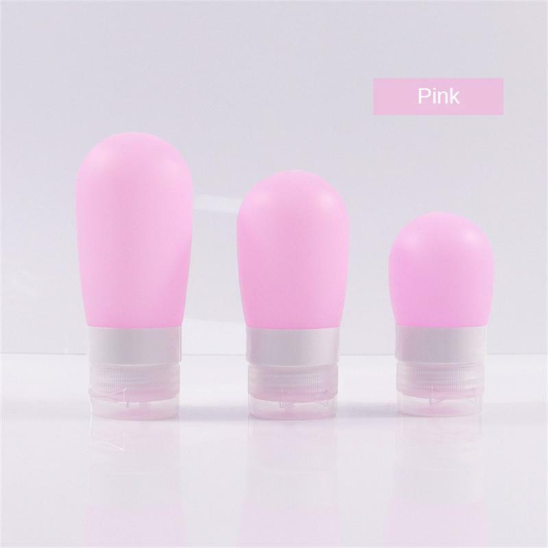 38ml/60ml/ 80ml Empty Silicone Travel Packing Press Bottle for Lotion Shampoo Bath Container Portable Bottle Soap