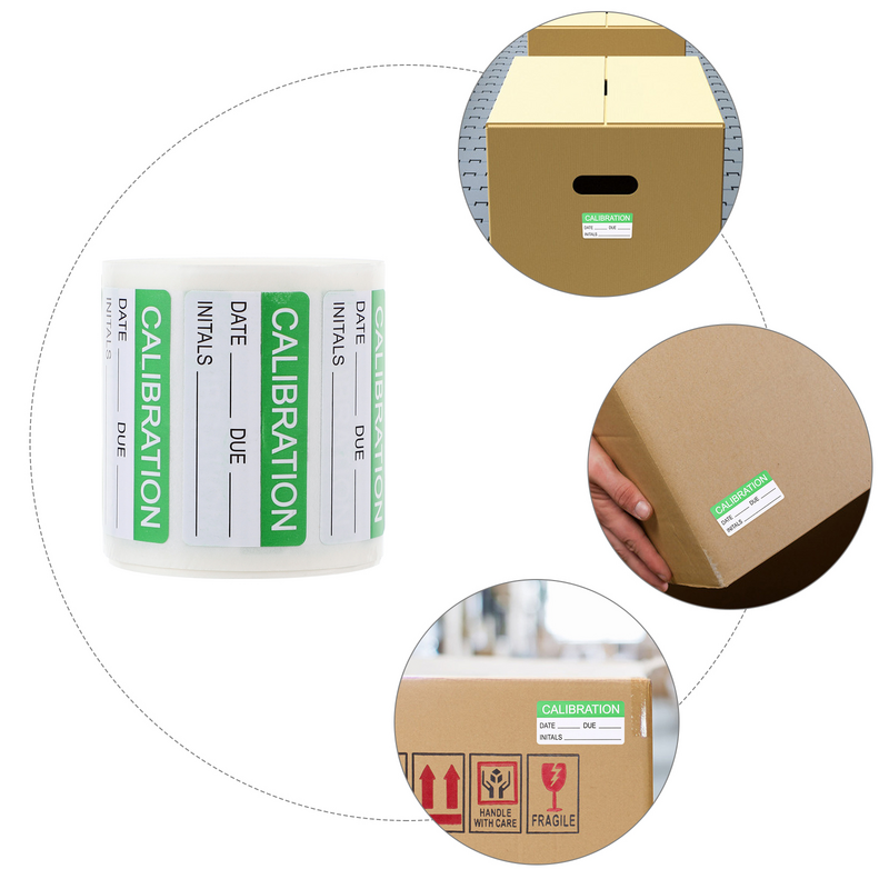 300pcs/roll Sticker Write-on Calibration Label Voice Control Self-adhesive Stickers Quality