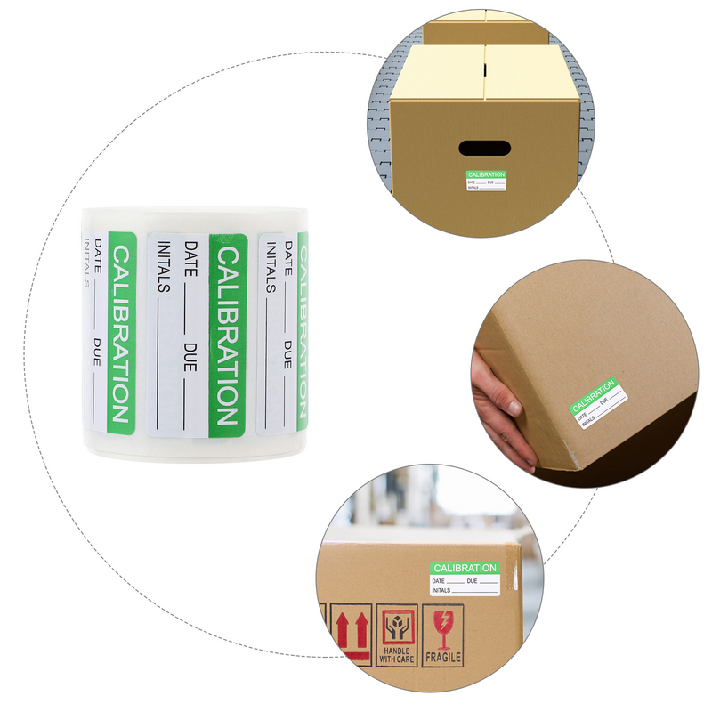 300Pcs/Roll Sticker Write-On Kalibratie Label Voice Control Zelfklevende Stickers Kwaliteit