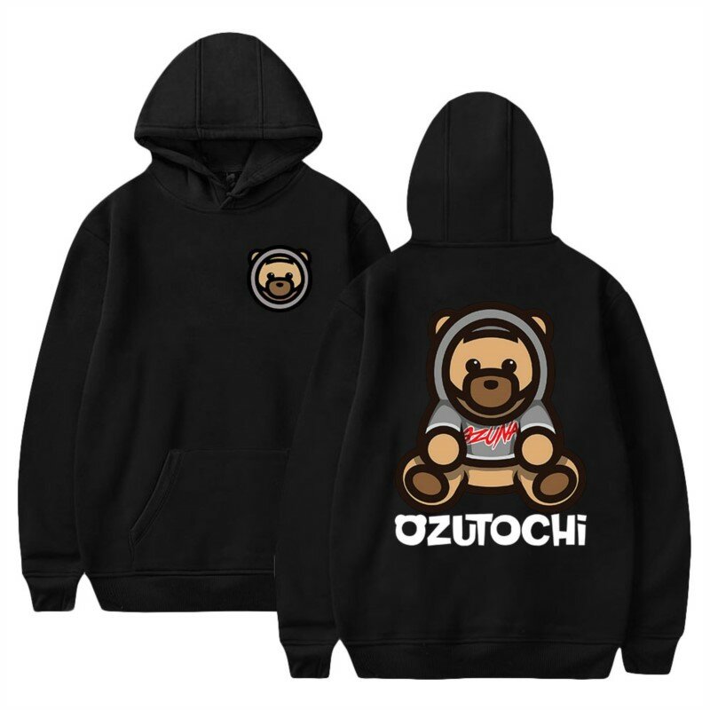 Толстовка Ozuna с капюшоном Ozutochi для мужчин и женщин, Зимняя Повседневная модная толстовка унисекс с длинным рукавом и капюшоном, уличная одежда