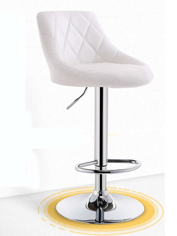 Wysokie stołki kuchenne regulowane podnoszenie oparcia krzesło barowe obrotowe Nordic lada barowa Sofa krzesła Bar banki jadalnia siedzenia meble barowe