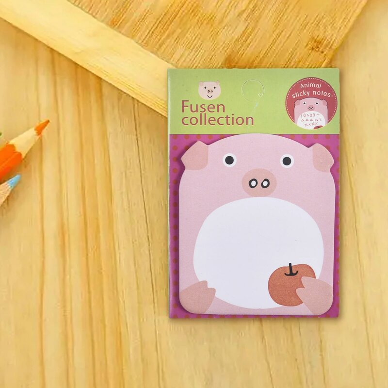 Creative Cartoon Cute Animal Sticky Notes Removable Notes Message Sticker Student Stationery Sticky Notes School Supplies 20pcs