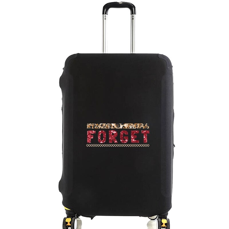 Podstawowe akcesoria do podróży pokrowiec na bagaż wakacje w podróży niezbędne akcesoria do wózka ochronnego walizka na kurz wzór w cętki
