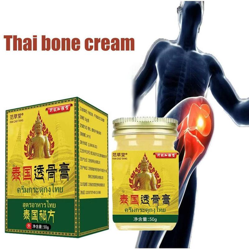 50G Botdoordringende Zalf Thais Geheim Recept Verlicht Nek Taille Benen En Knie Pijn Gezamenlijke Ongemak Koortscrème