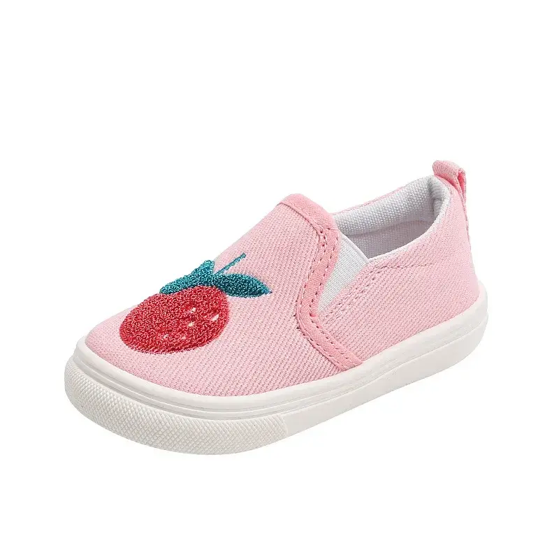 Scarpe di tela per bambini Cartoon Bear scarpe per bambini Slip-on Sneakers traspiranti per ragazzi scarpe Casual leggere per ragazze Tenis Infantil