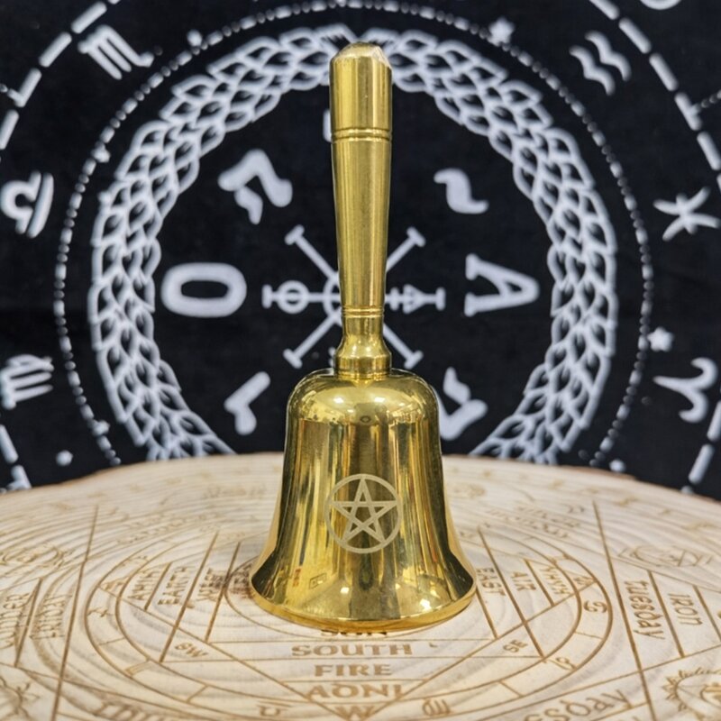 Трехфазный лунный алтарный орнамент, чашка, тройной лунный алтарный колокольчик, декор для медитации